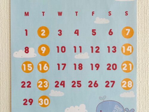 ９月の営業カレンダー♪
